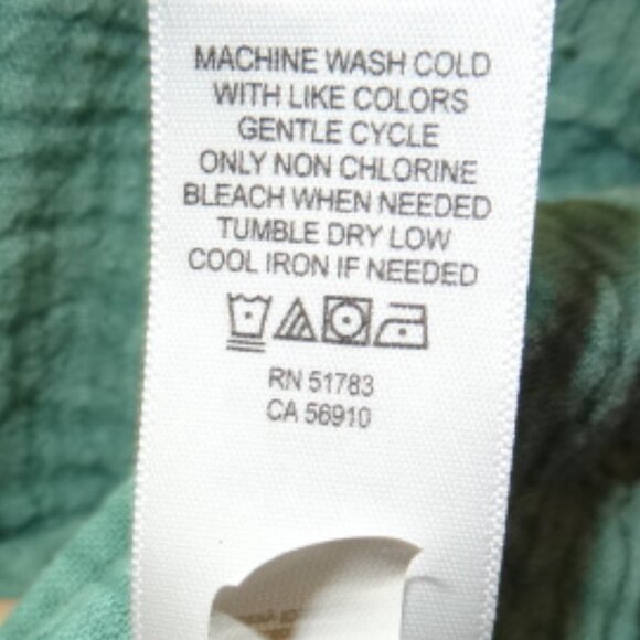 Maurice's Pretty Green Summer Gauze Top, NWT - Picture 7 of 7